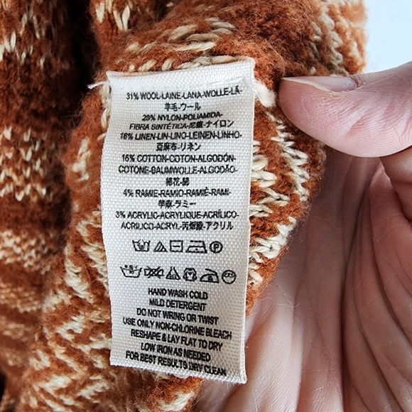 Free People Women Sweater Vest Queens Park Maxi Knit Wool Asymmetrical Cardigan - Picture 5 of 7